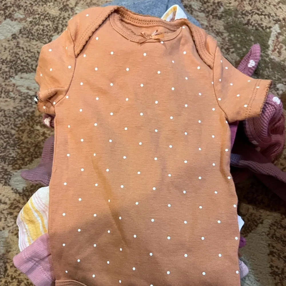 Baby Girl 0-3M 15 Piece Clothing Lot Carter’s Zara Gerber SpearmintLOVE